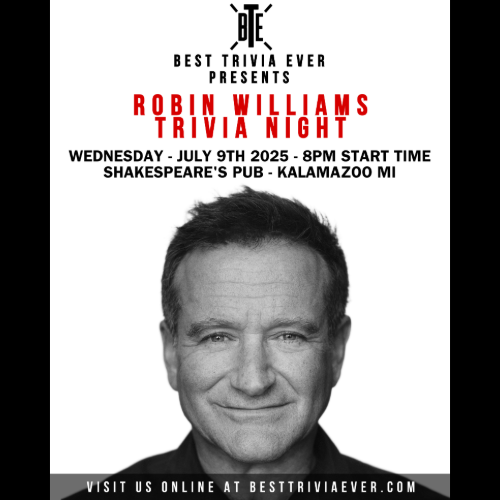 Best Trivia Ever Theme Trivia every Wednesday at 8pm!  