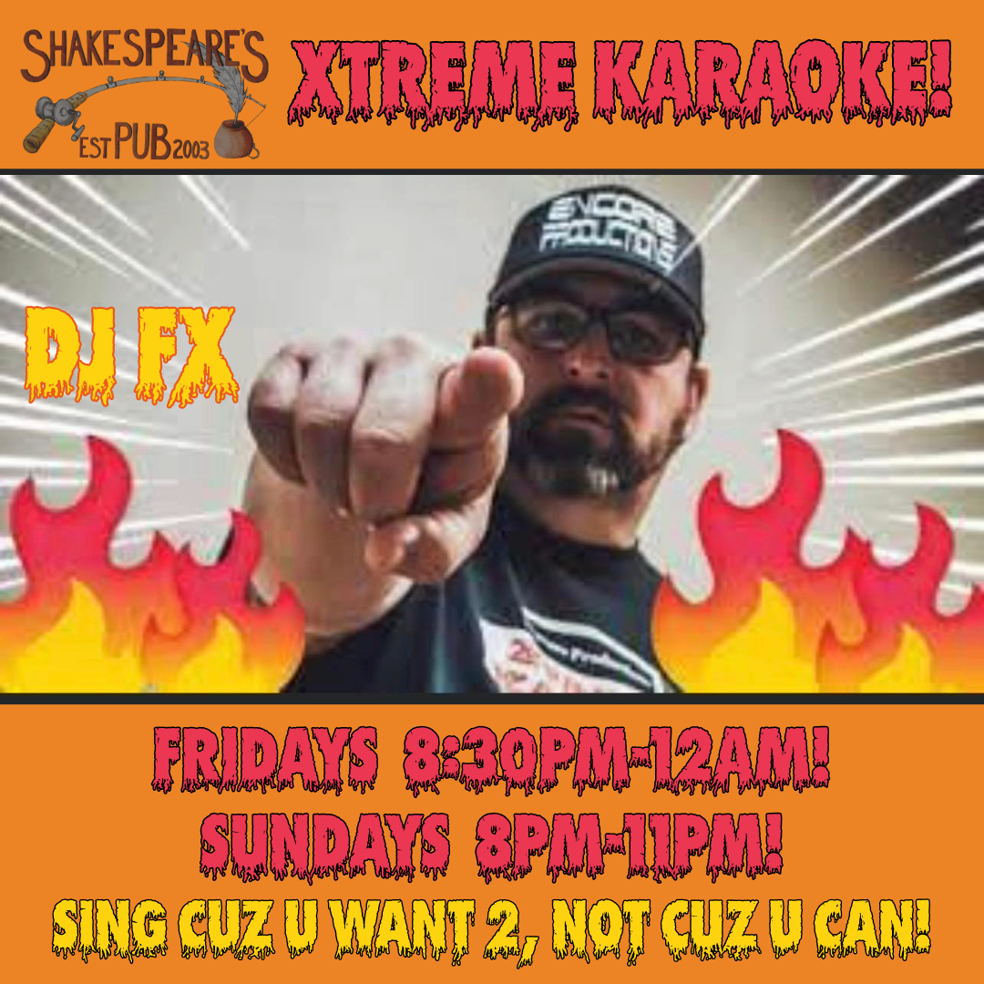Karaoke Fridays & Sundays