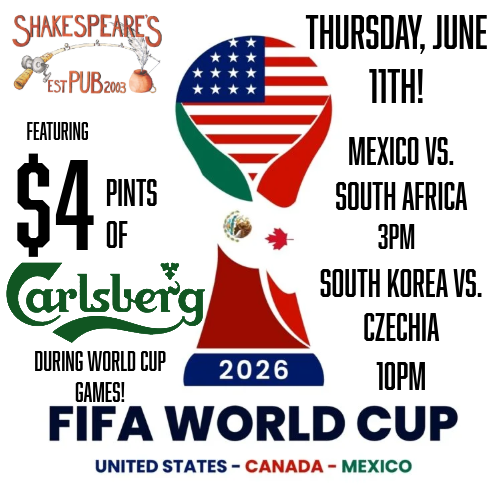 World Cup Opening Day Thursday!  
