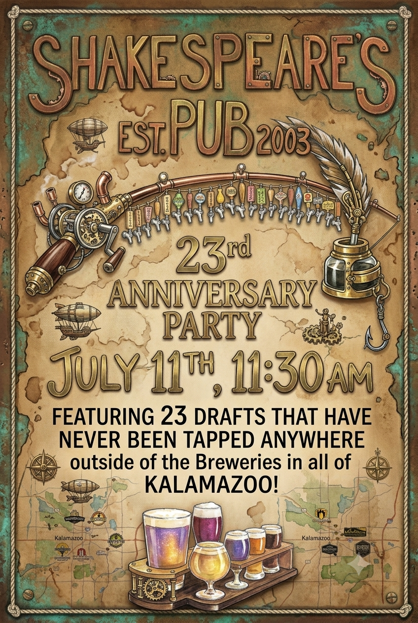 Shakespeare's Turns 23! 