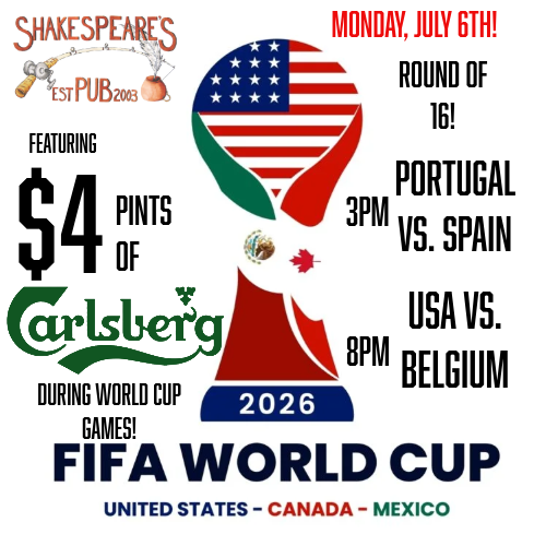 World Cup Monday, July 6th!