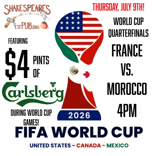 World Cup Thursday, July 9th! 