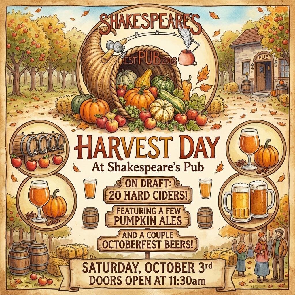HARVEST DAY RETURNS OCTOBER 3RD!